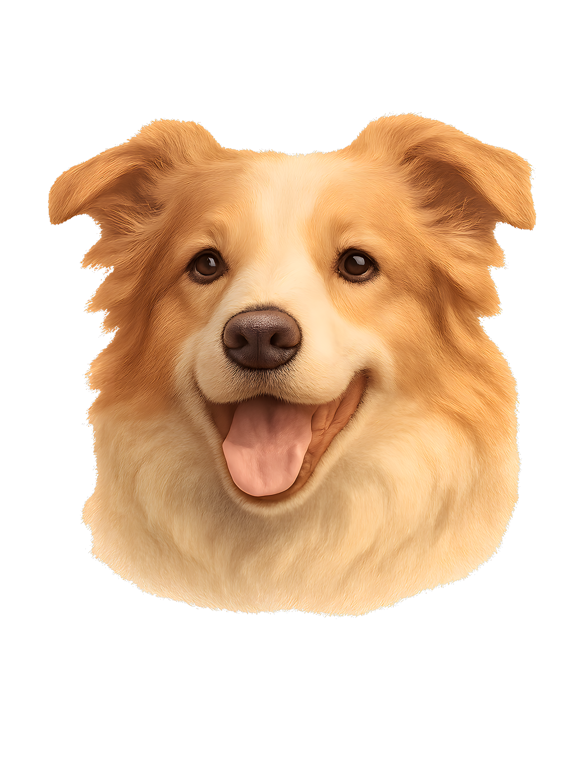 Border Collie in storybook realism with soft warm palette - Image 2