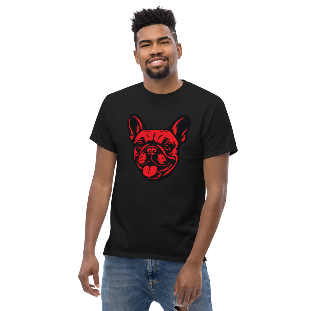 French Bulldog in Pop Art style with Bright Red and Deep Black - Image 8