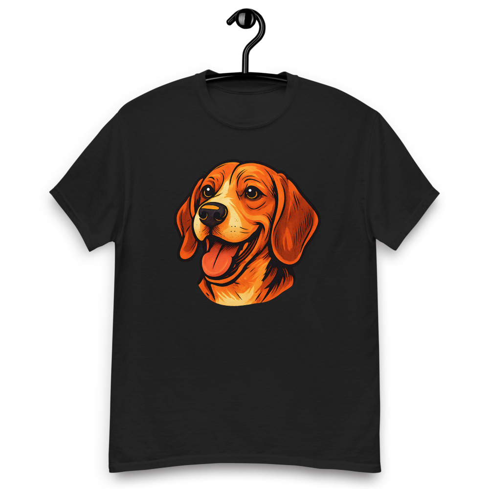 Beagle in comic book style with warm colors - Image 8