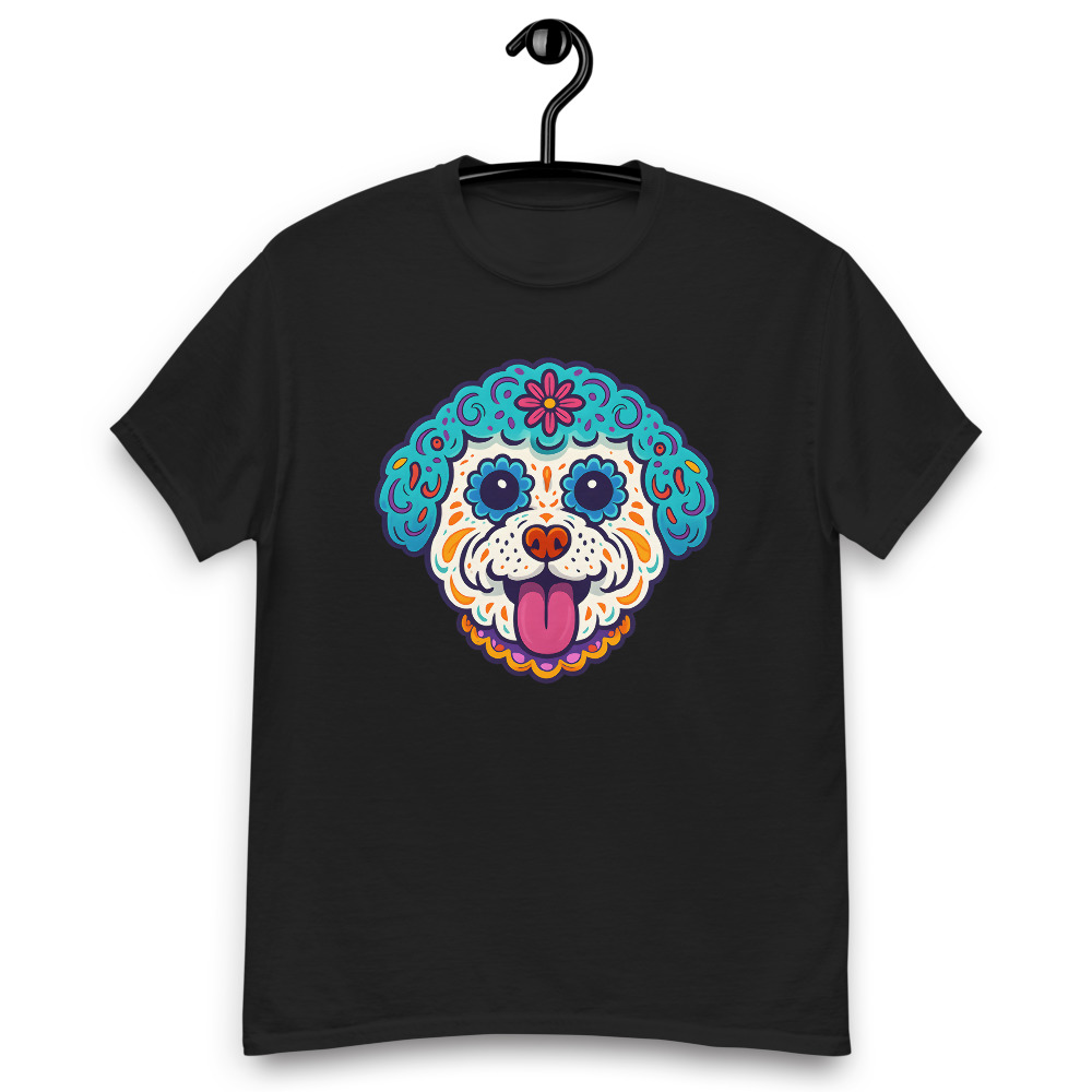 Bichon Frise in Day of Dead style with bright colors - Image 9