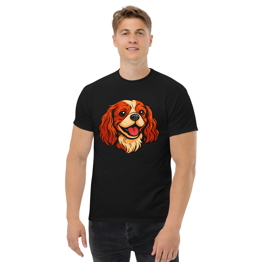 Cavalier King Charles Spaniel in comic book style with warm colors - Image 9
