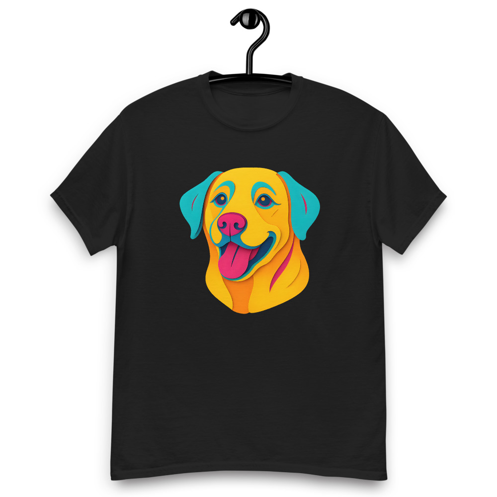 Labrador Retriever in paper cutout style with bright colors - Image 9
