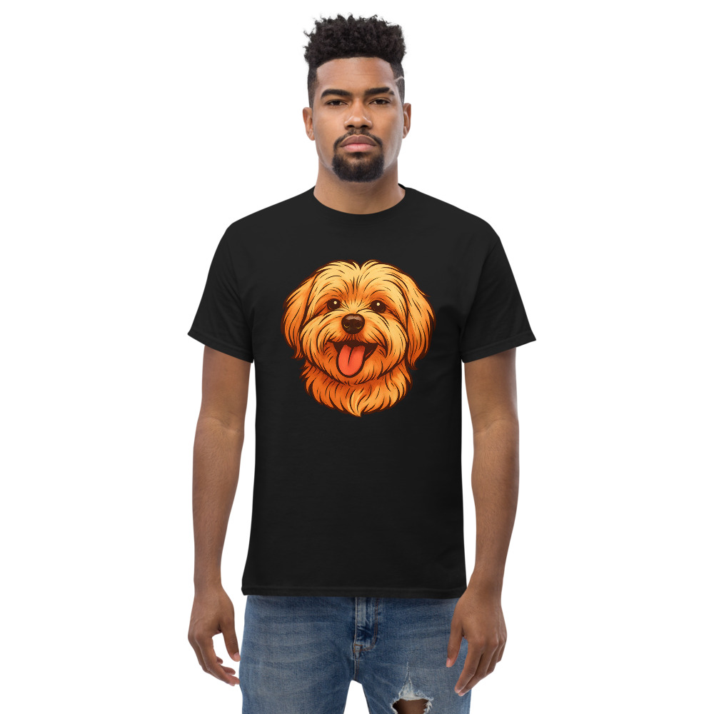 Maltese Dog in comic book style with warm colors - Image 9