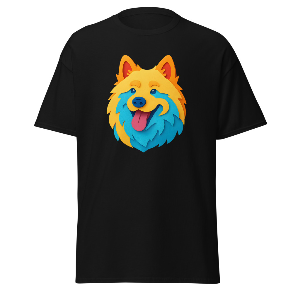 Samoyed in paper cutout style with bright colors - Image 9
