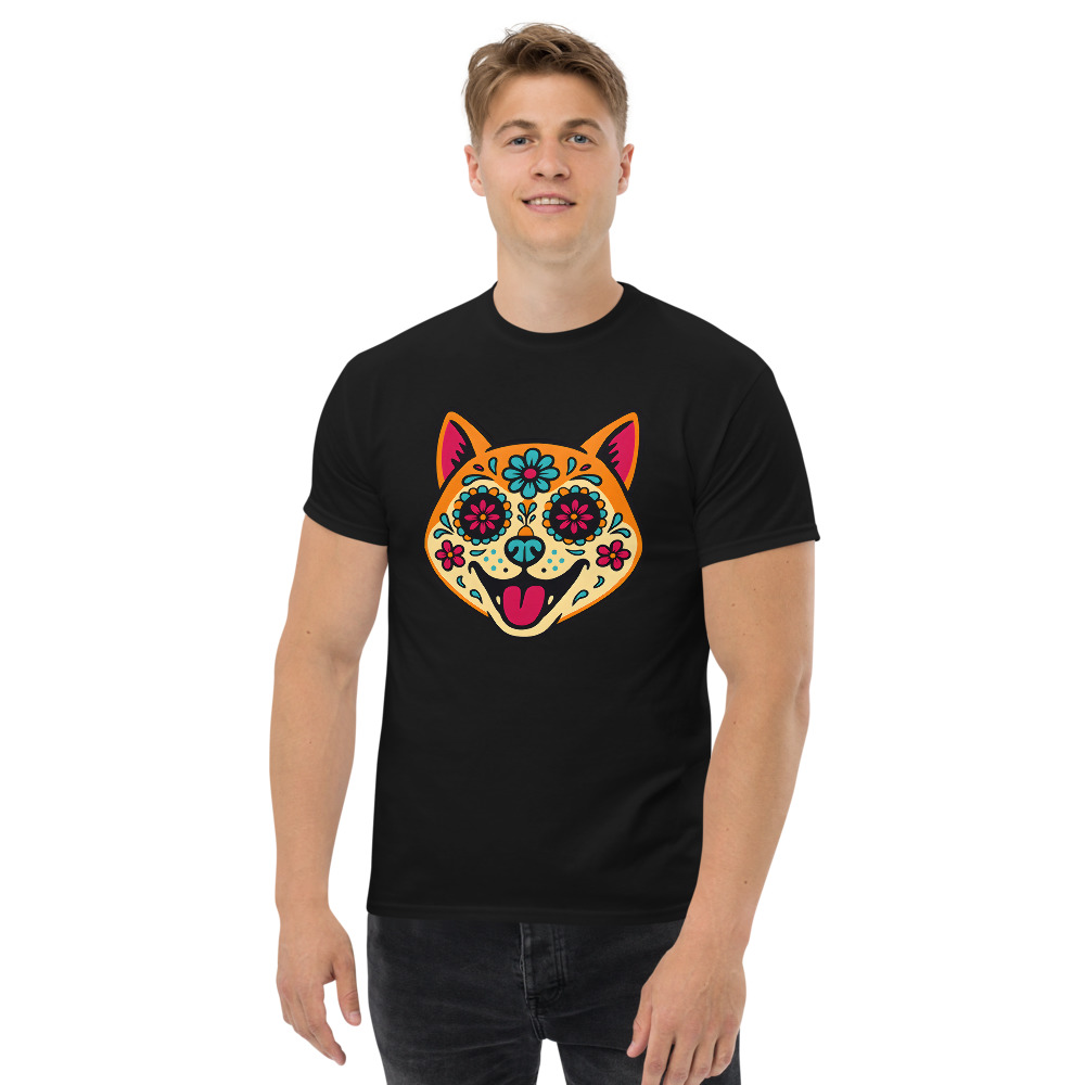Shiba Inu in Day of Dead style with bright colors - Image 8