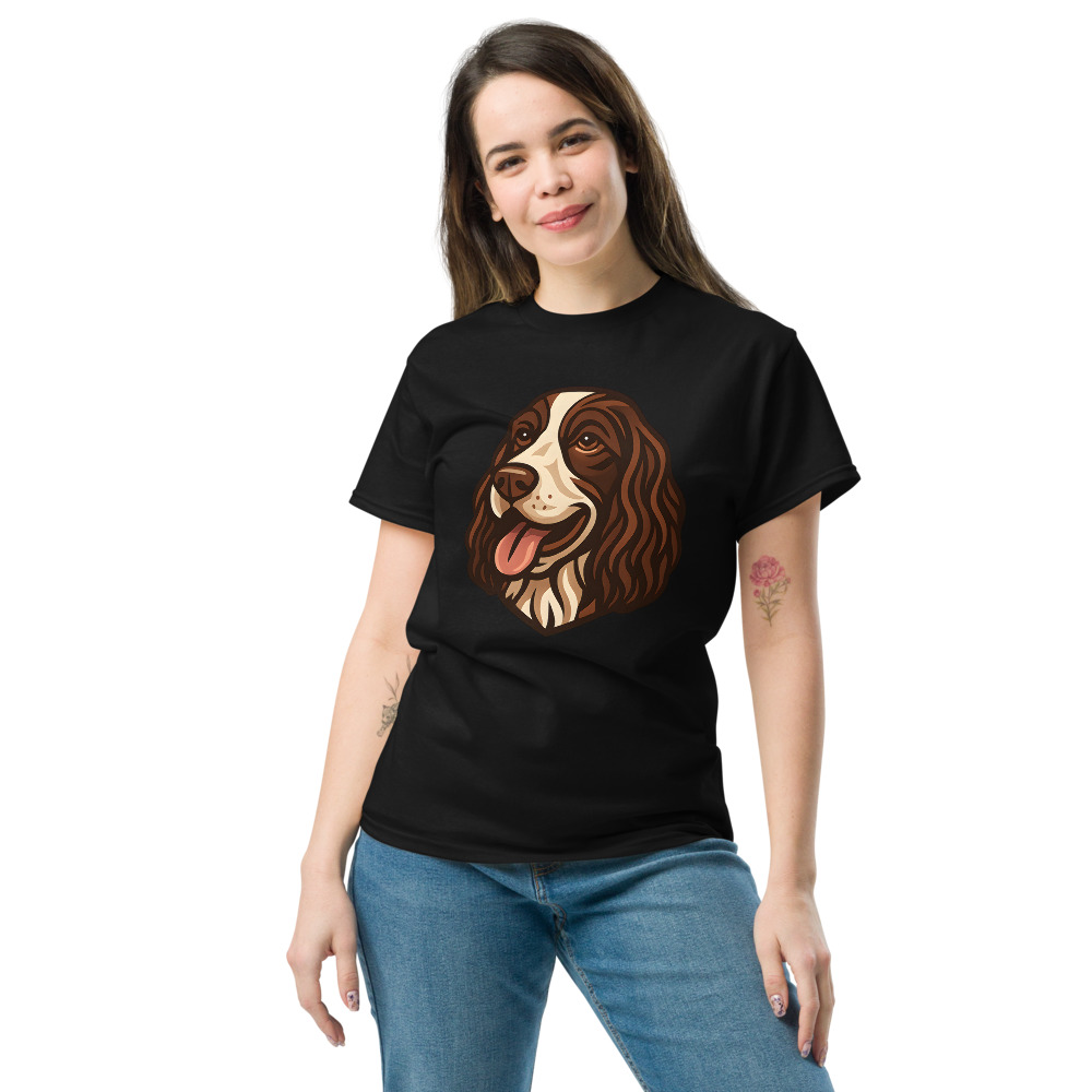 English Springer Spaniel in Art Deco style with breed colors - Image 8