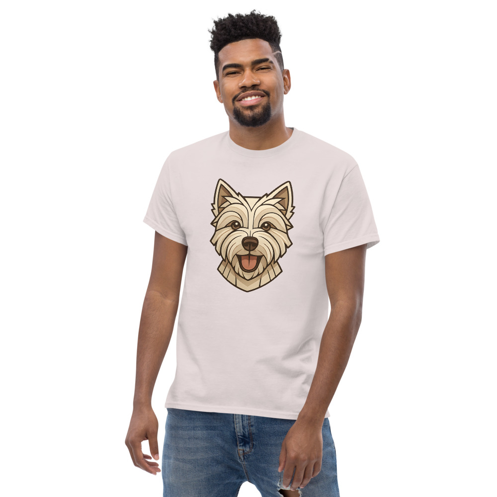 West Highland White Terrier in Art Deco style with breed colors - Image 3