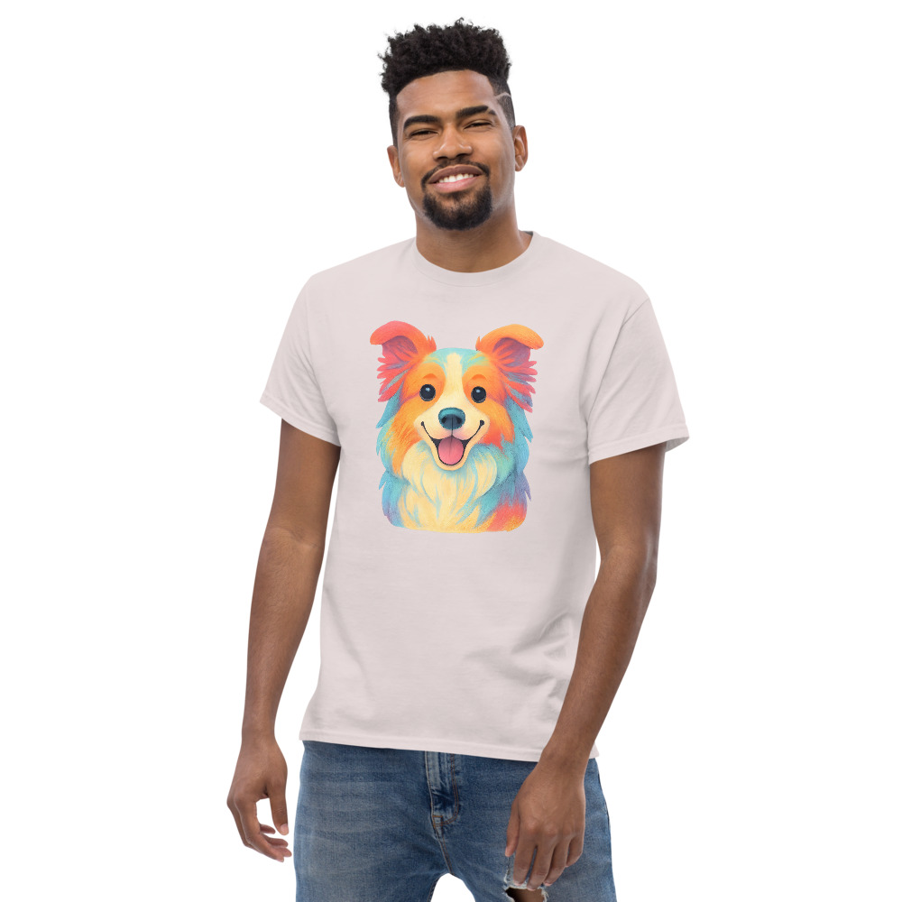 Border Collie in storybook pastel style with bright colors - Image 7
