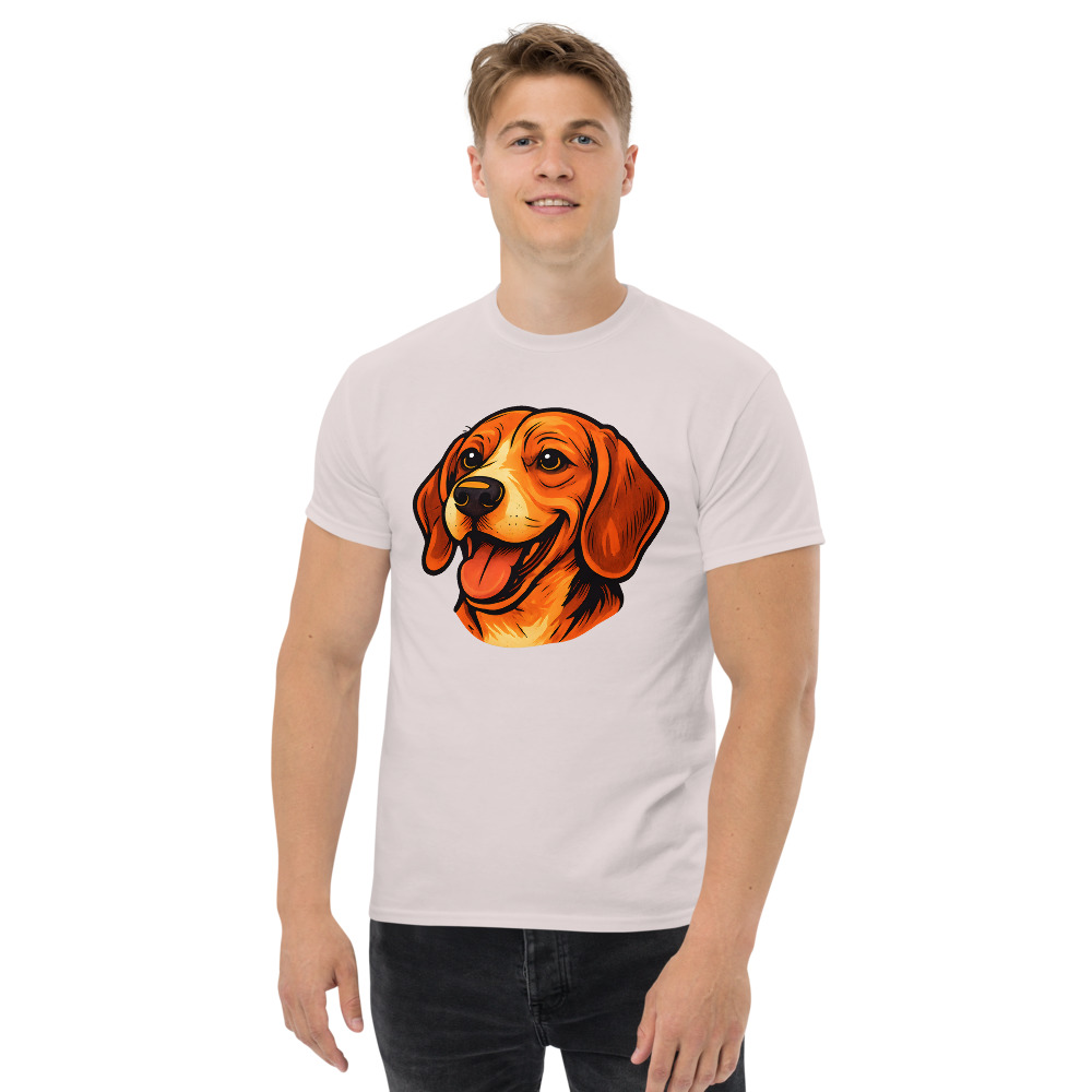 Beagle in comic book style with warm colors - Image 3