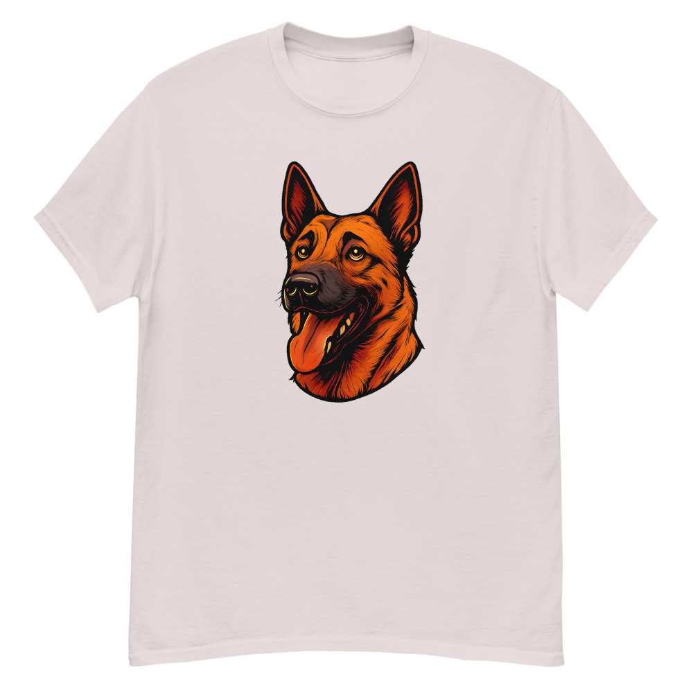 Belgian Malinois in comic book style with warm colors - Image 3