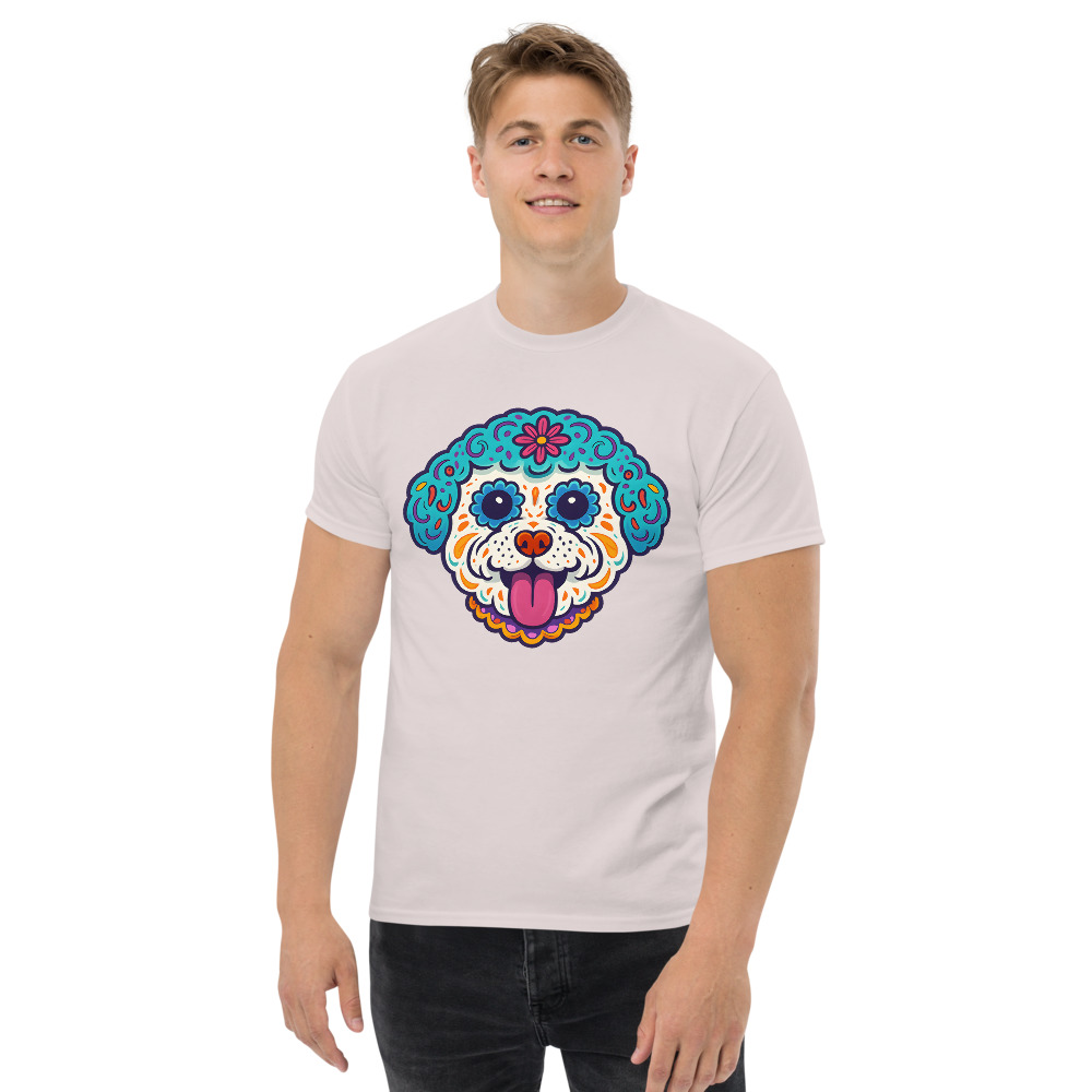Bichon Frise in Day of Dead style with bright colors - Image 4