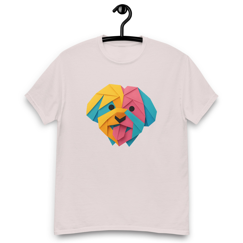 Maltese Dog in origami paper style with bright colors - Image 7