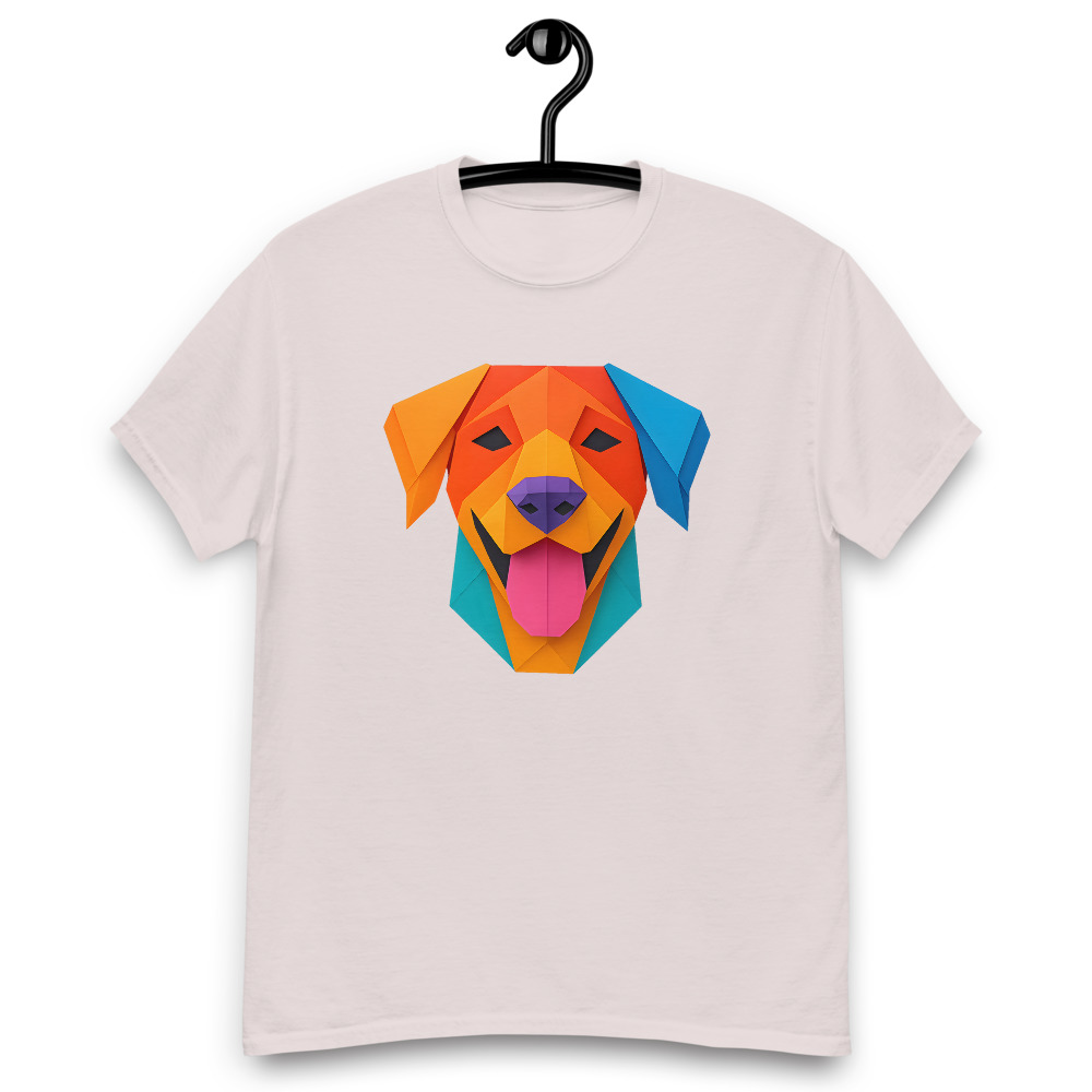 Rhodesian Ridgeback in origami paper style with bright colors - Image 4