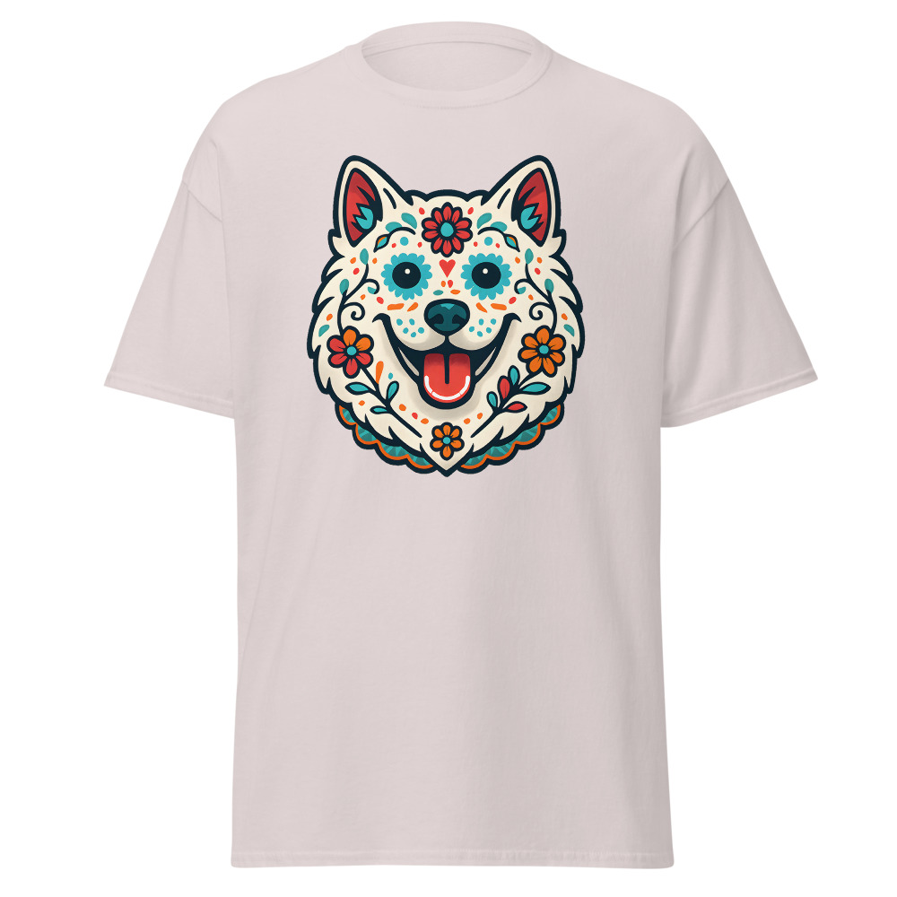 Samoyed in Day of Dead style with bright colors - Image 5