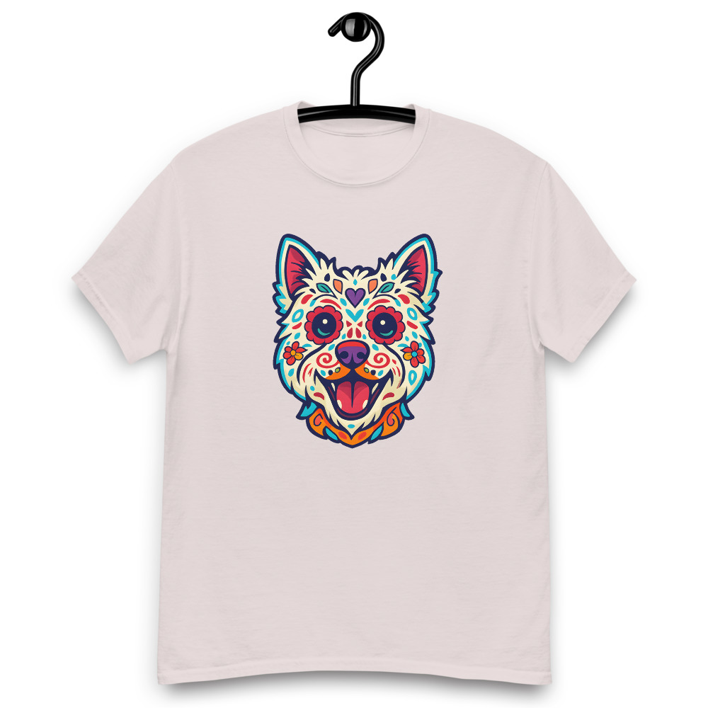 West Highland White Terrier in Day of Dead style with bright colors - Image 6