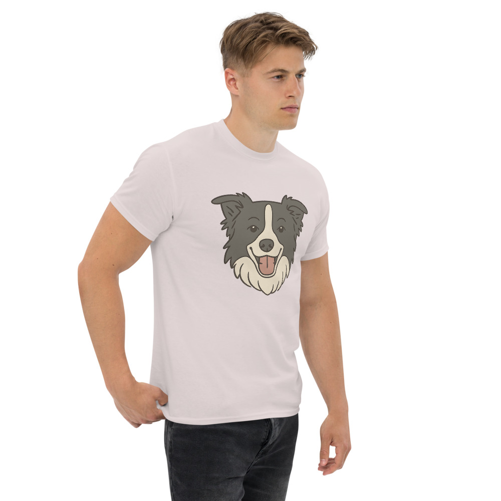 Border Collie in scientific diagram style with muted colors - Image 3