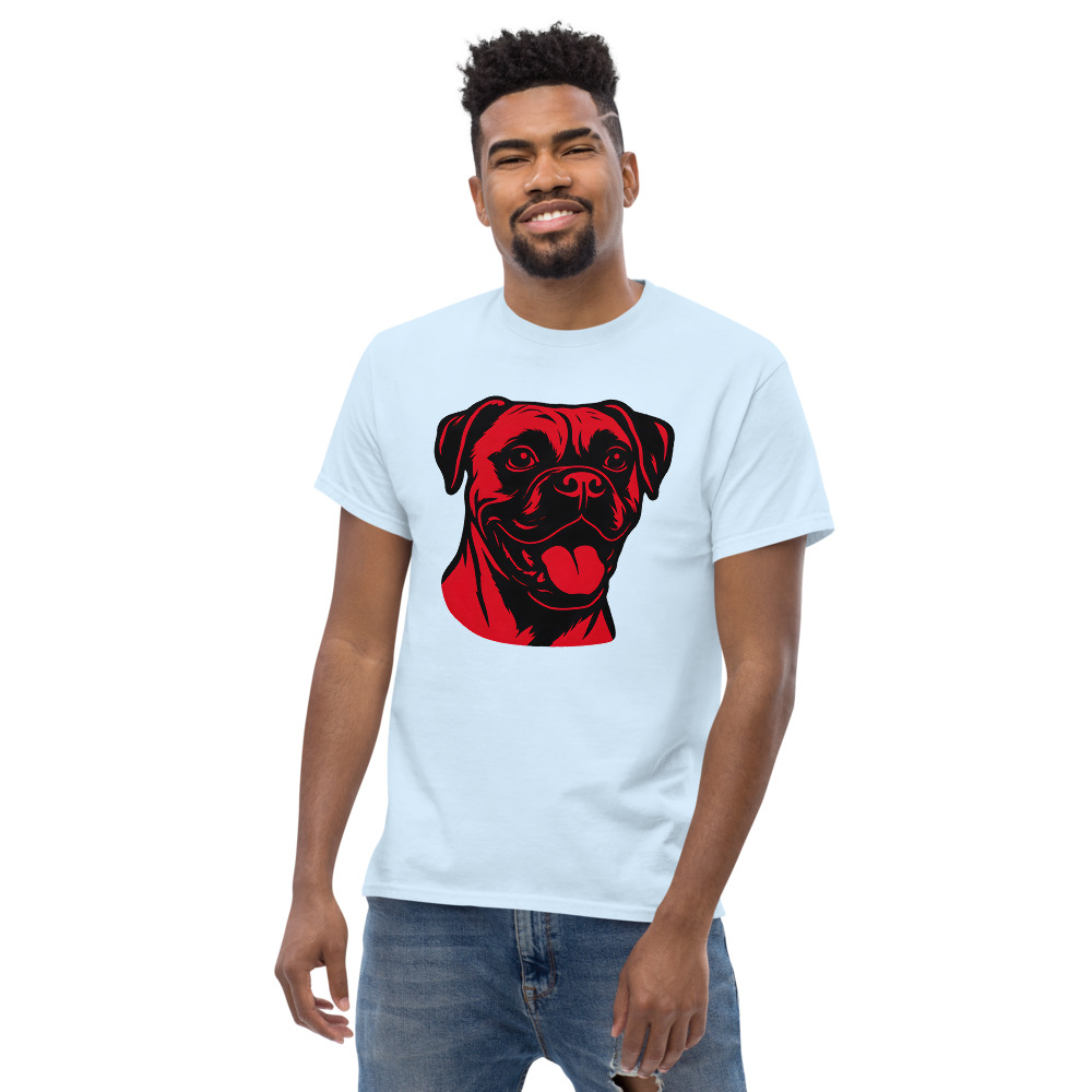 Boxer Dog in Pop Art style with Bright Red and Deep Black - Image 7