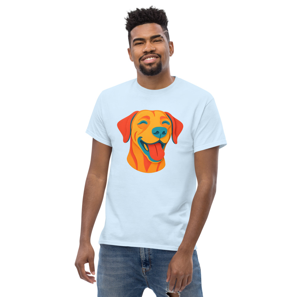 Rhodesian Ridgeback in paper cutout style with bright colors - Image 4