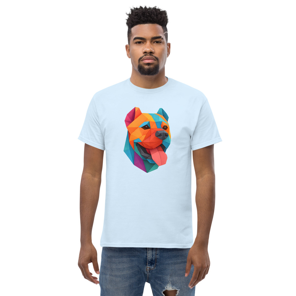 Cane Corso in origami paper style with bright colors - Image 3