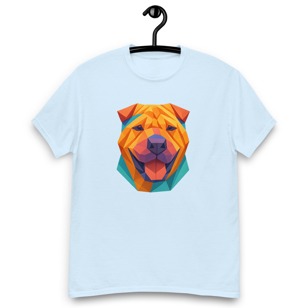 Chinese Shar-Pei in origami paper style with bright colors - Image 4