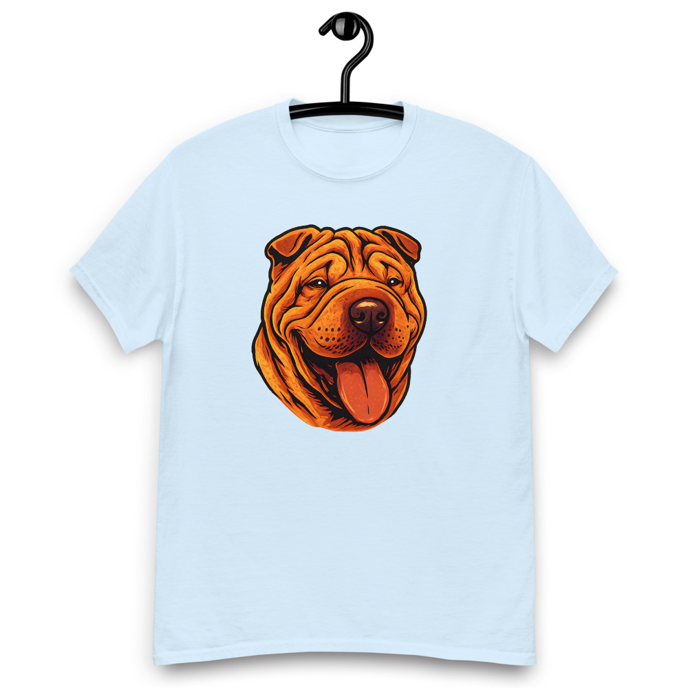 Chinese Shar-Pei in comic book style with warm colors - Image 7