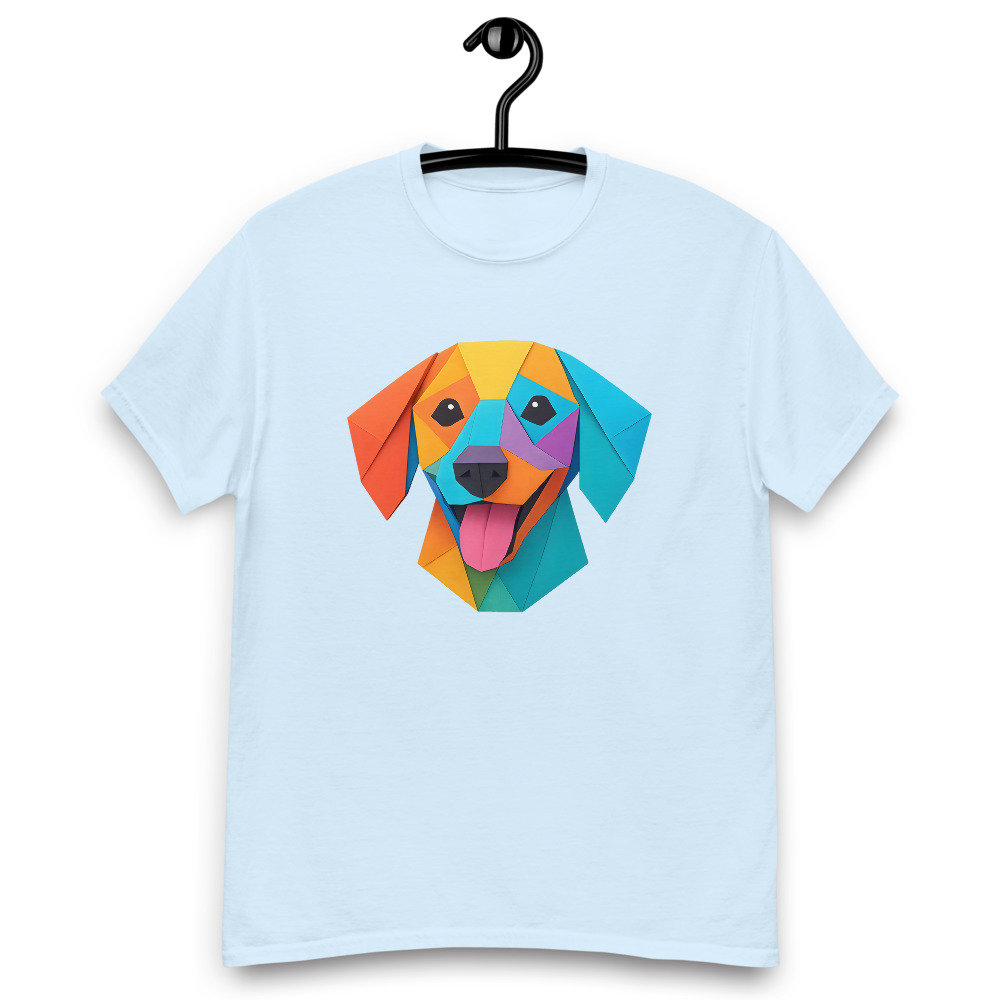 Dachshund in origami paper style with bright colors - Image 7