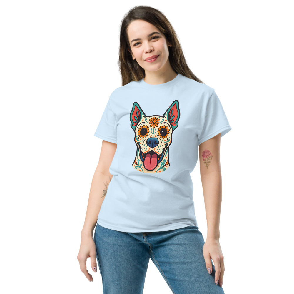 Great Dane in Day of Dead style with bright colors - Image 7