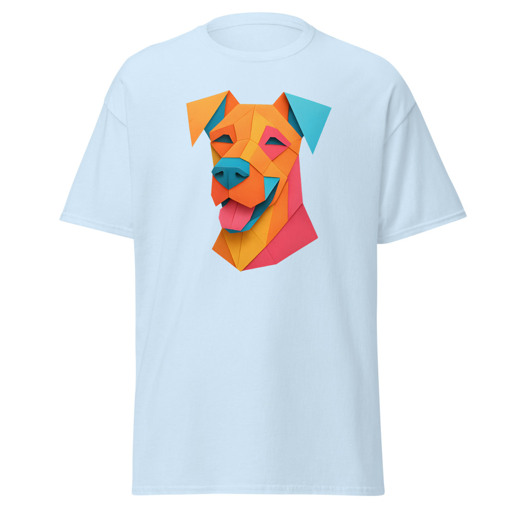 Great Dane in origami paper style with bright colors - Image 4