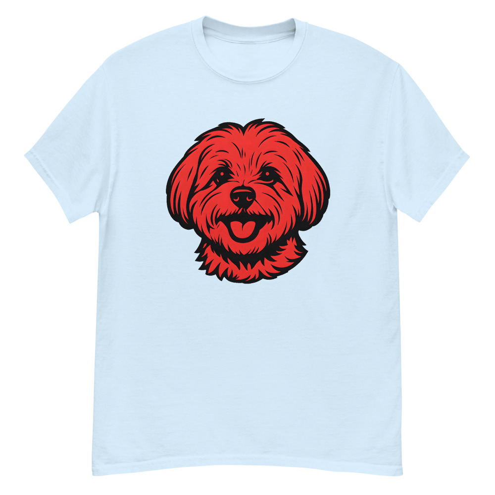 Maltese Dog Pop Art with Bright Red and Deep Black Colors - Image 3