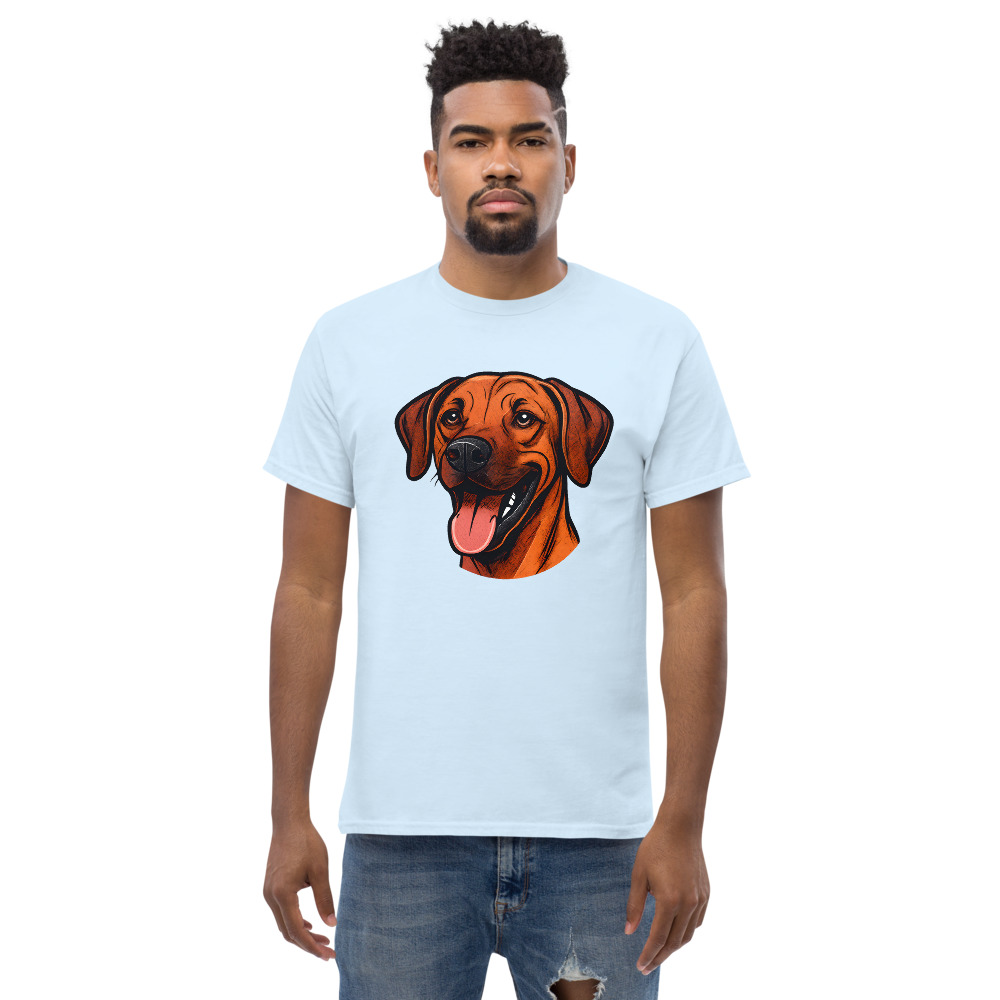 Rhodesian Ridgeback in comic book style with warm colors - Image 5