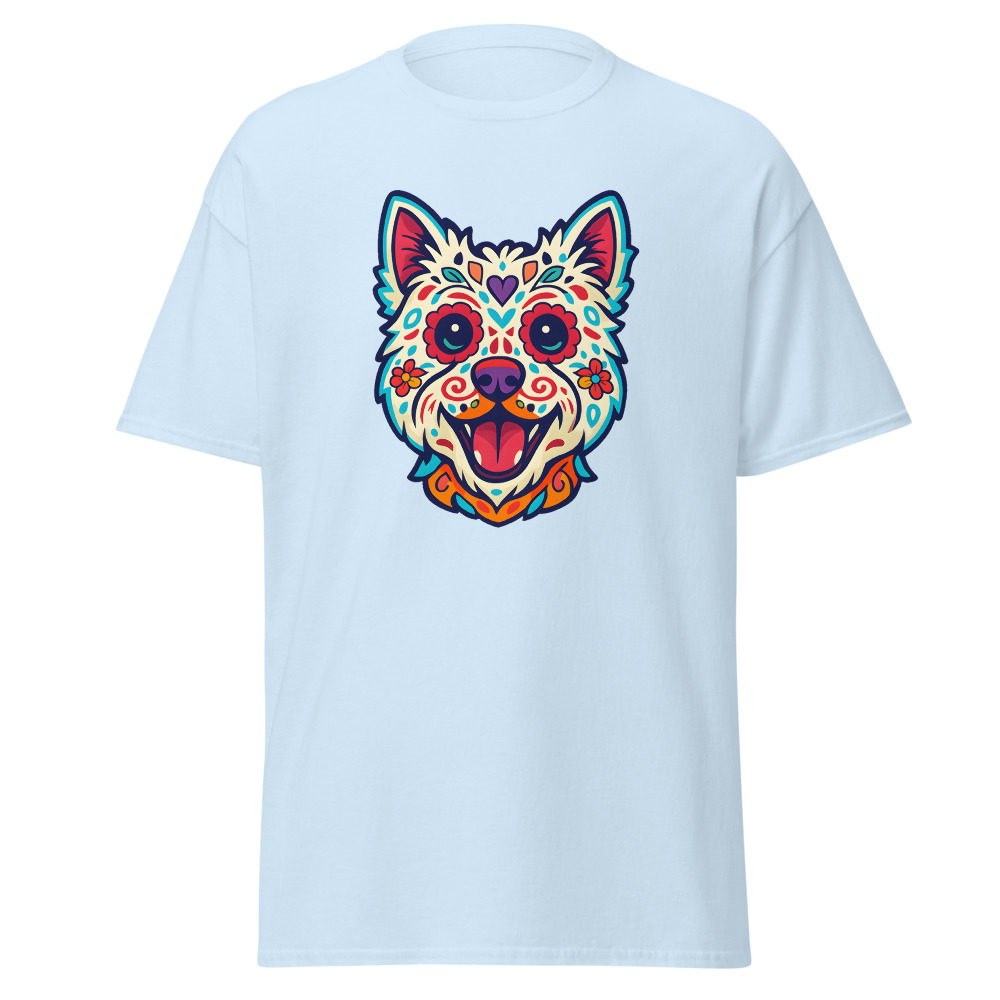 West Highland White Terrier in Day of Dead style with bright colors - Image 7
