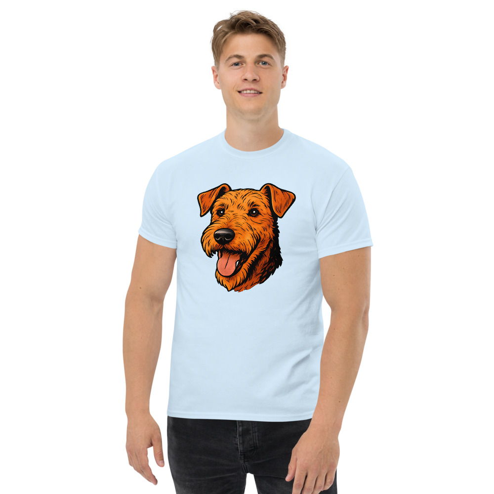 Airedale Terrier in comic book style with warm colors - Image 7