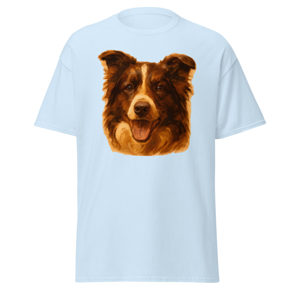 Border Collie in oil painting style with warm earthy palette - Image 4