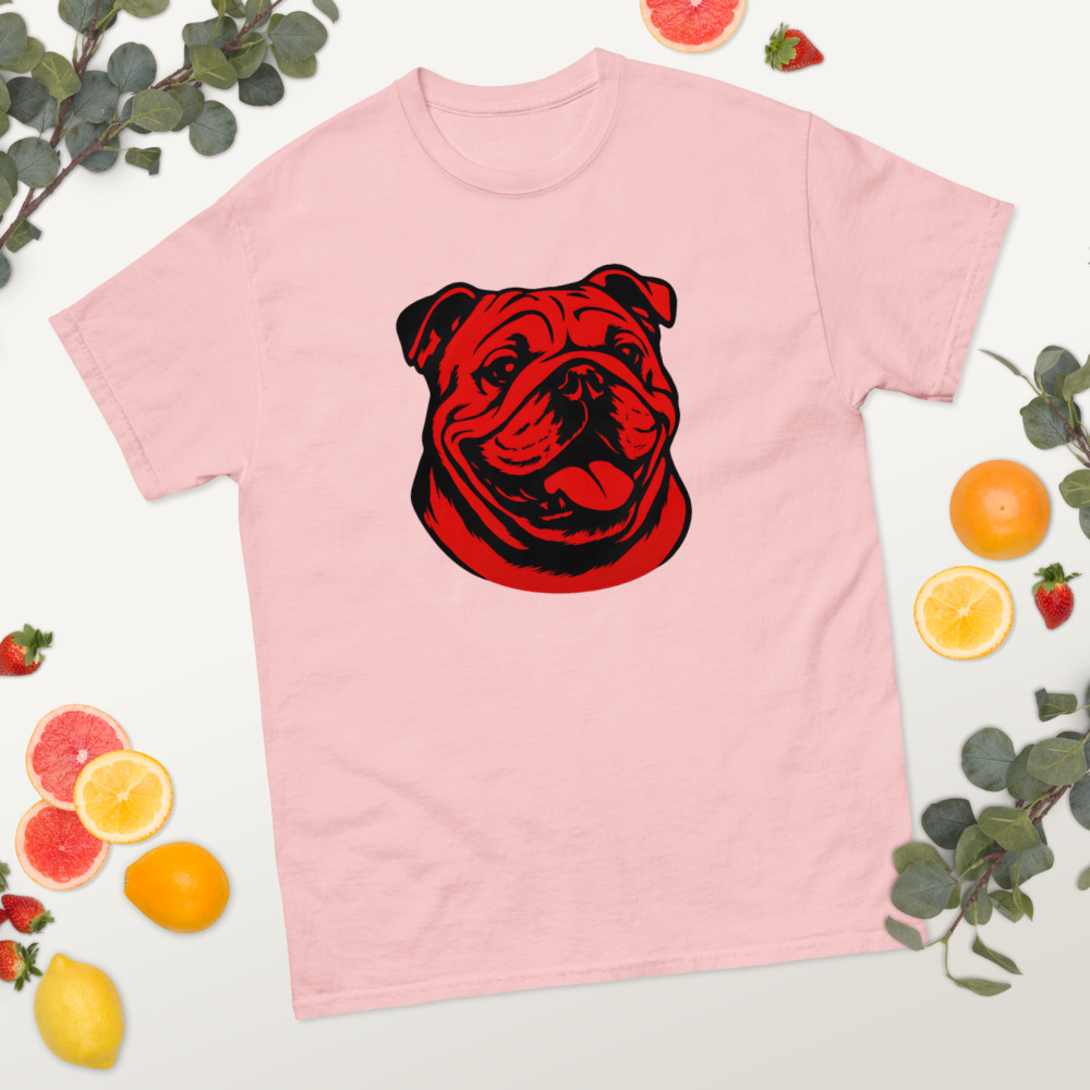 Bulldog Pop Art in Bright Red and Deep Black Colors - Image 6