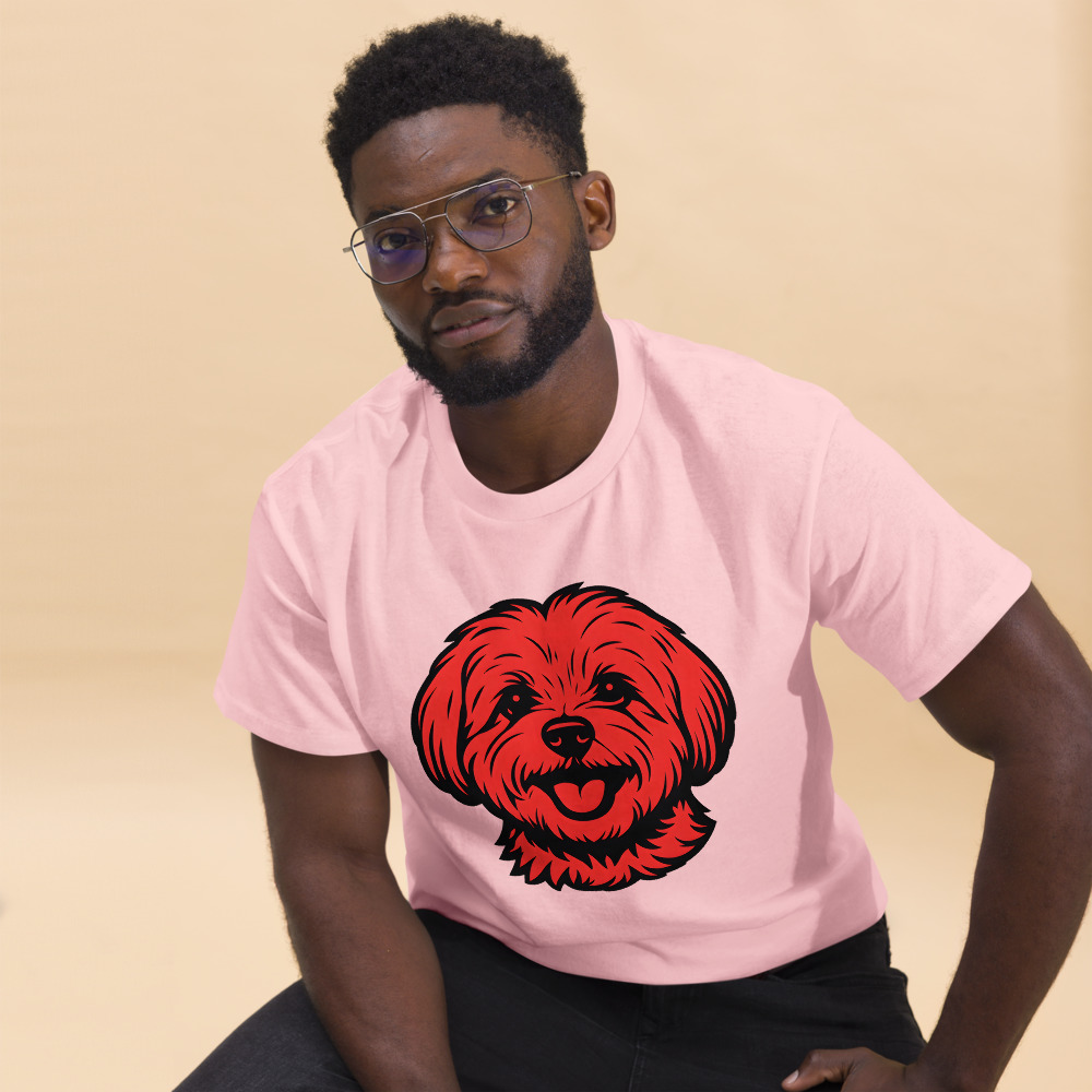 Maltese Dog Pop Art with Bright Red and Deep Black Colors - Image 5