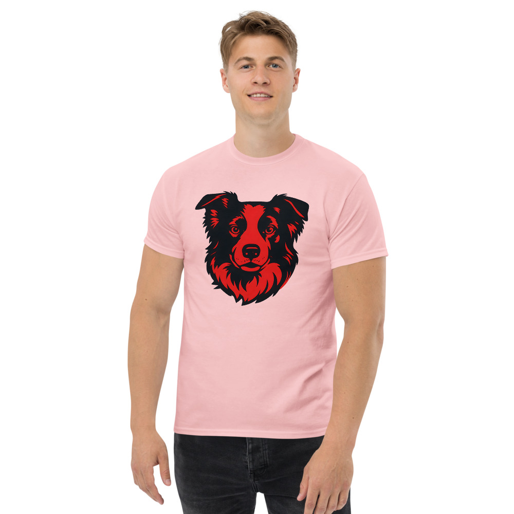 Border Collie Pop Art in Bright Red and Deep Black - Image 7