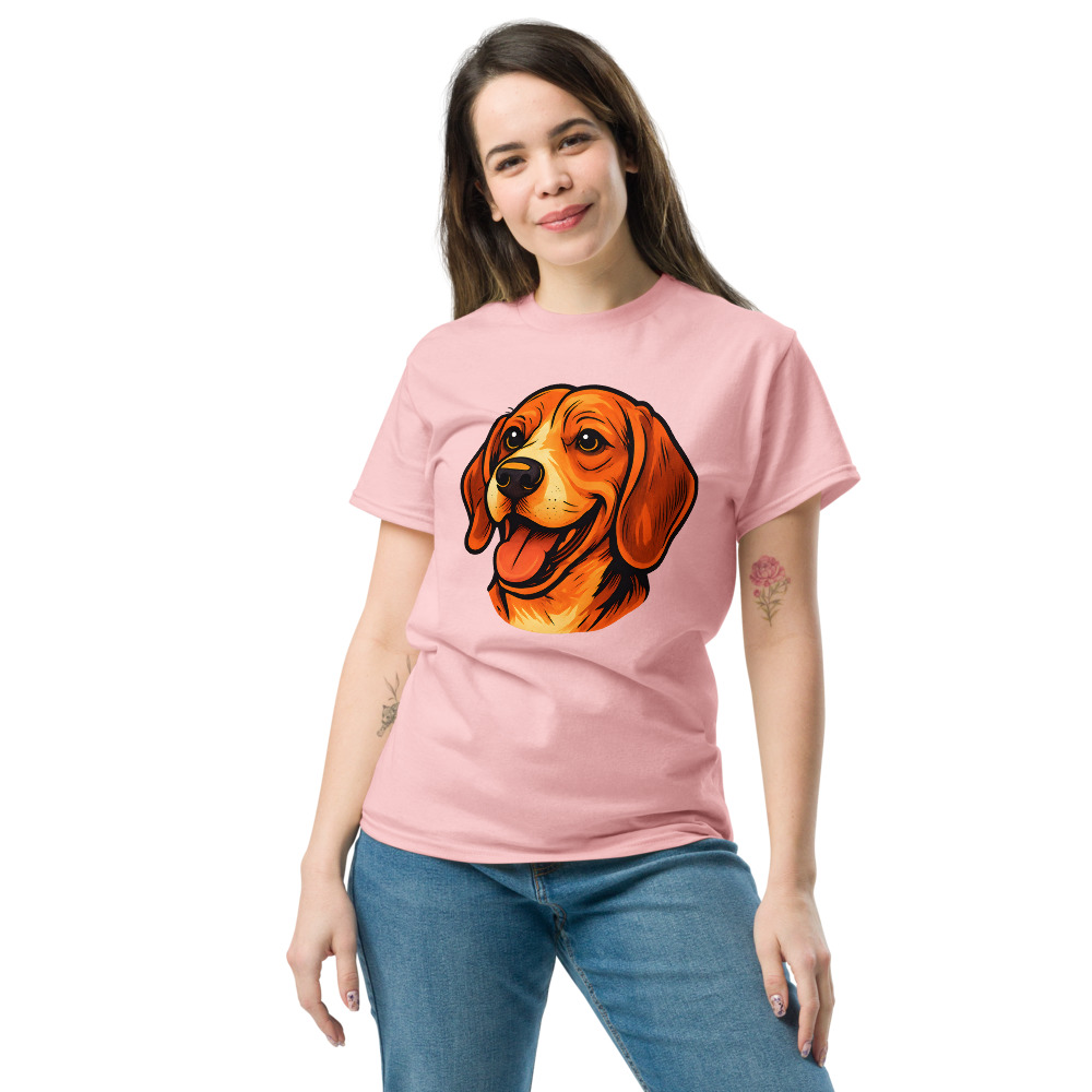 Beagle in comic book style with warm colors - Image 5