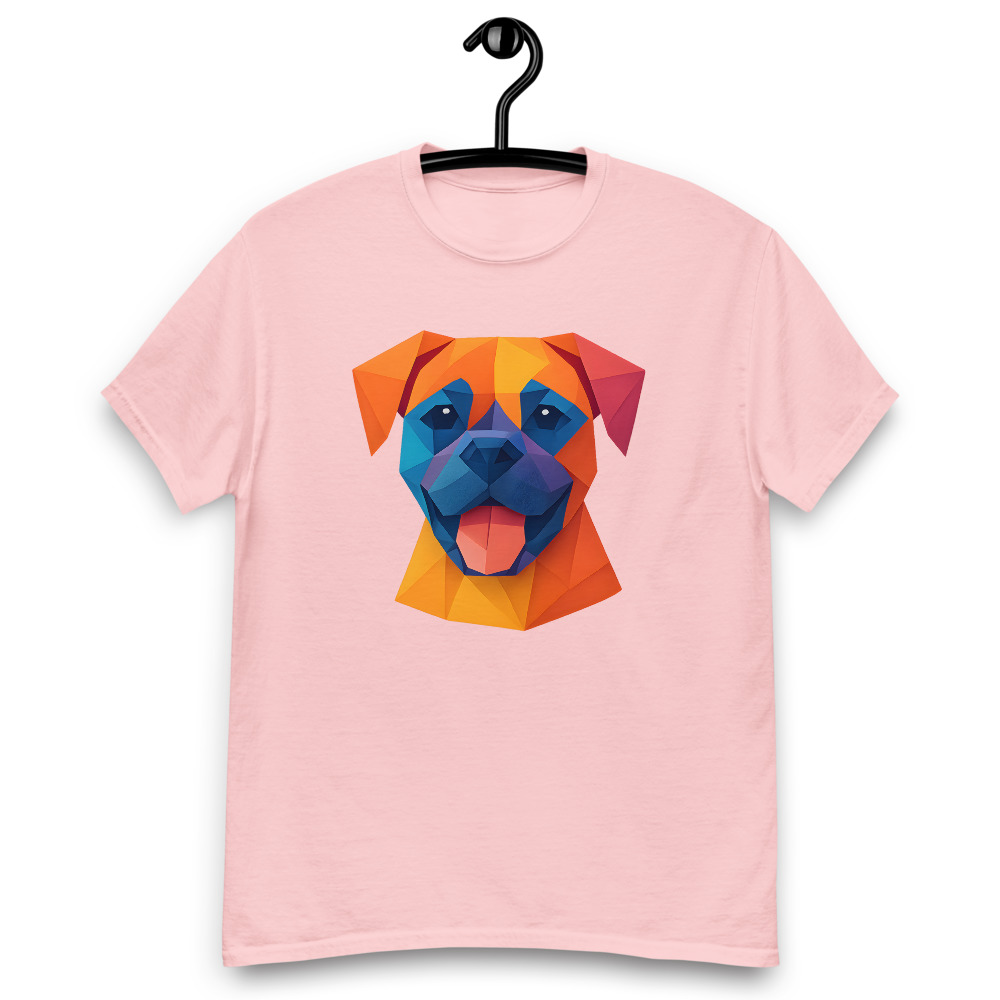 Boxer dog in origami paper style with bright colors - Image 4