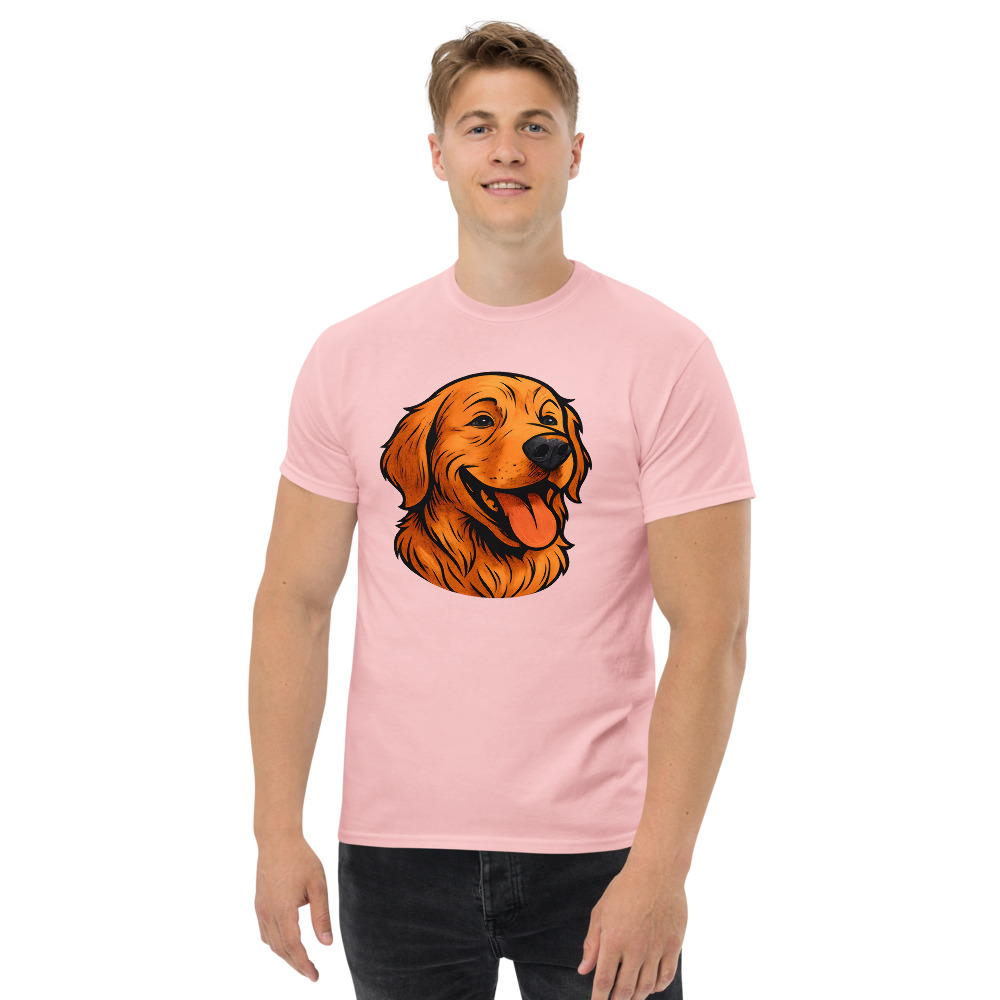 Golden Retriever in comic book style with warm colors - Image 7