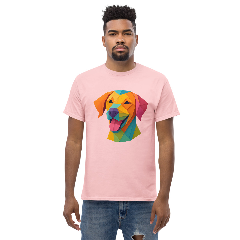 Vizsla in origami paper style with bright colors - Image 6