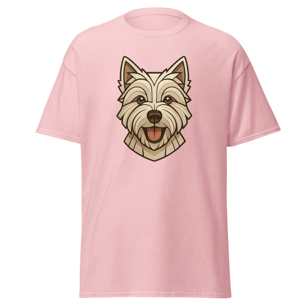 West Highland White Terrier in Art Deco style with breed colors - Image 7