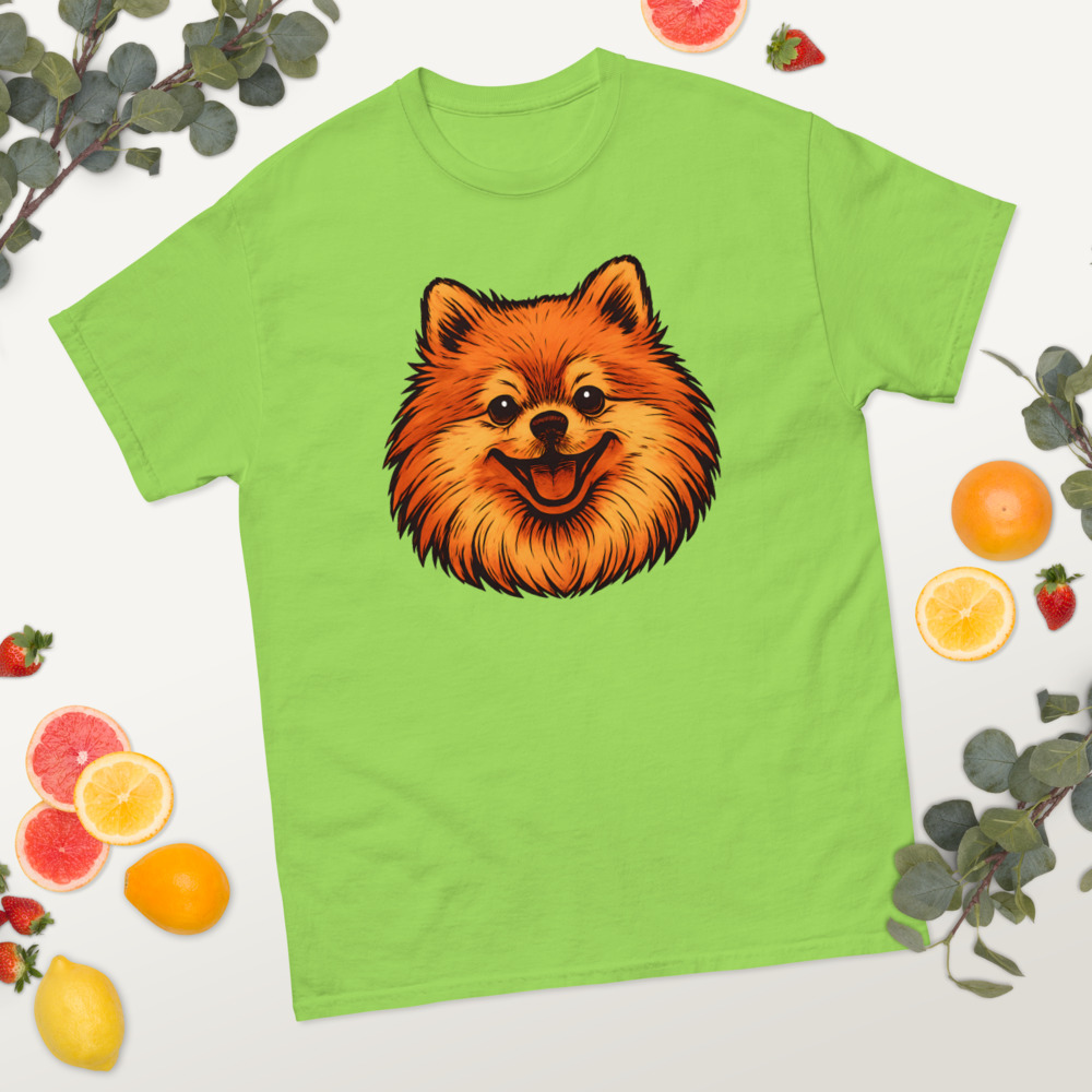Pomeranian in comic book style with warm colors - Image 5