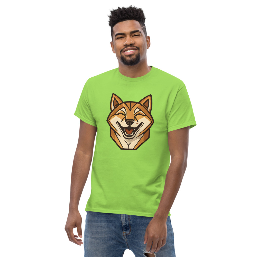 Shiba Inu in Art Deco style with breed colors - Image 6