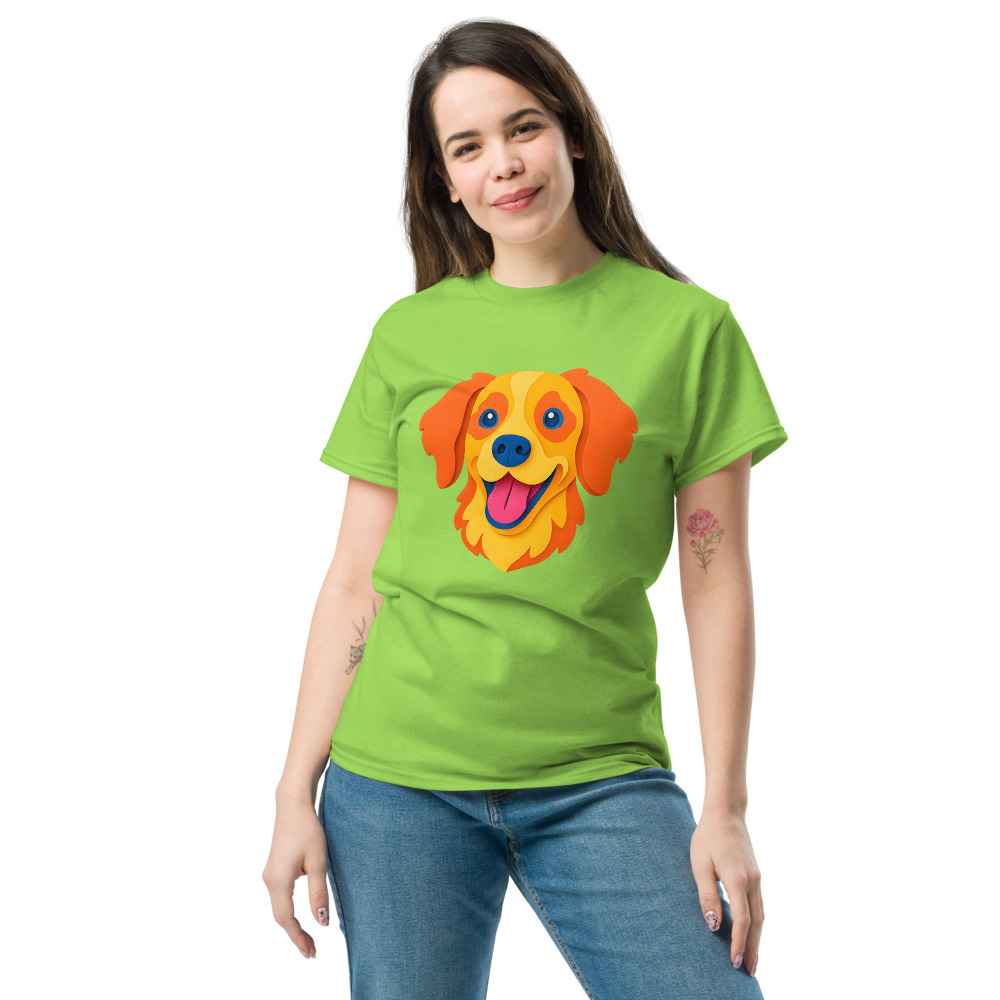 Brittany Dog in paper cutout style with bright colors - Image 5