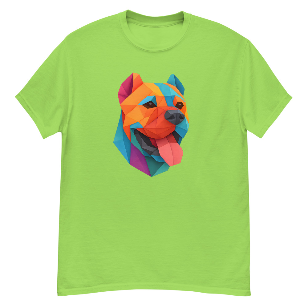 Cane Corso in origami paper style with bright colors - Image 5