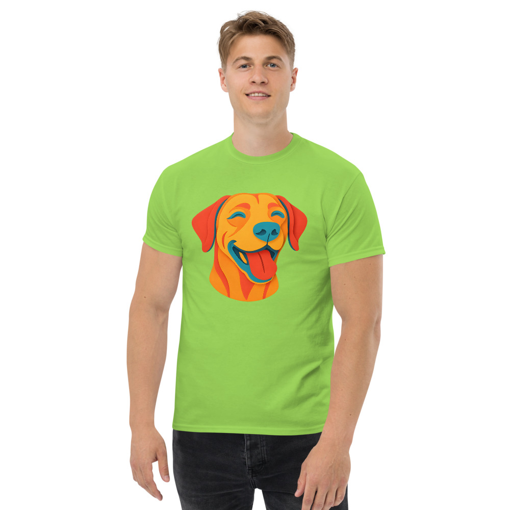 Rhodesian Ridgeback in paper cutout style with bright colors - Image 6