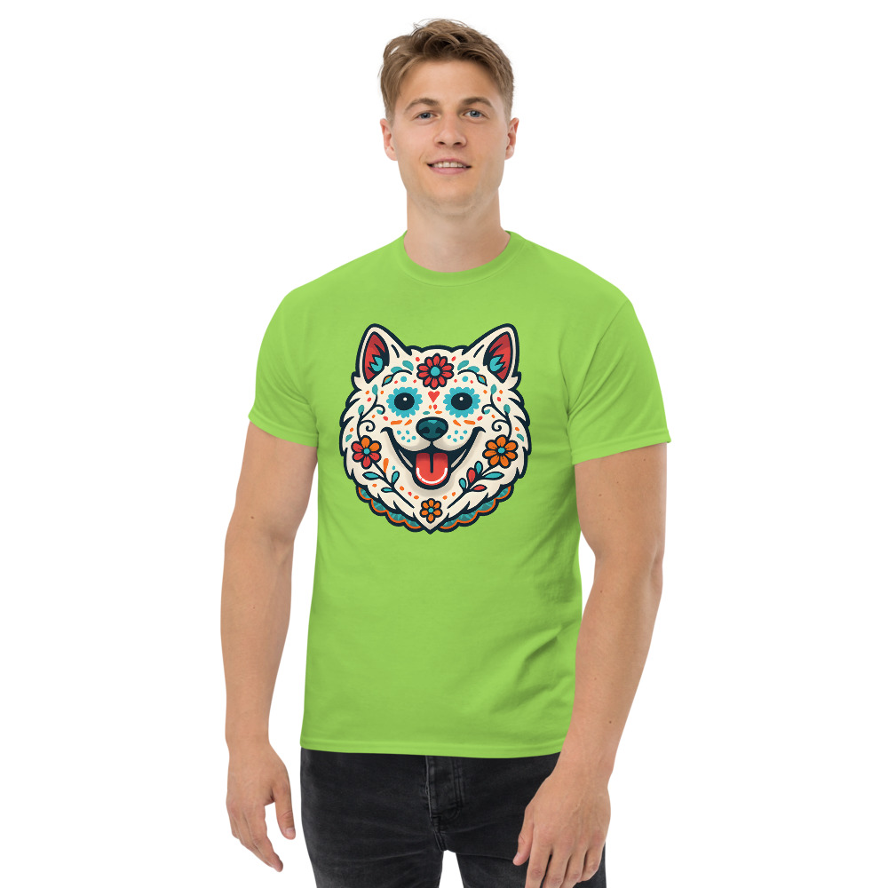 Samoyed in Day of Dead style with bright colors - Image 6