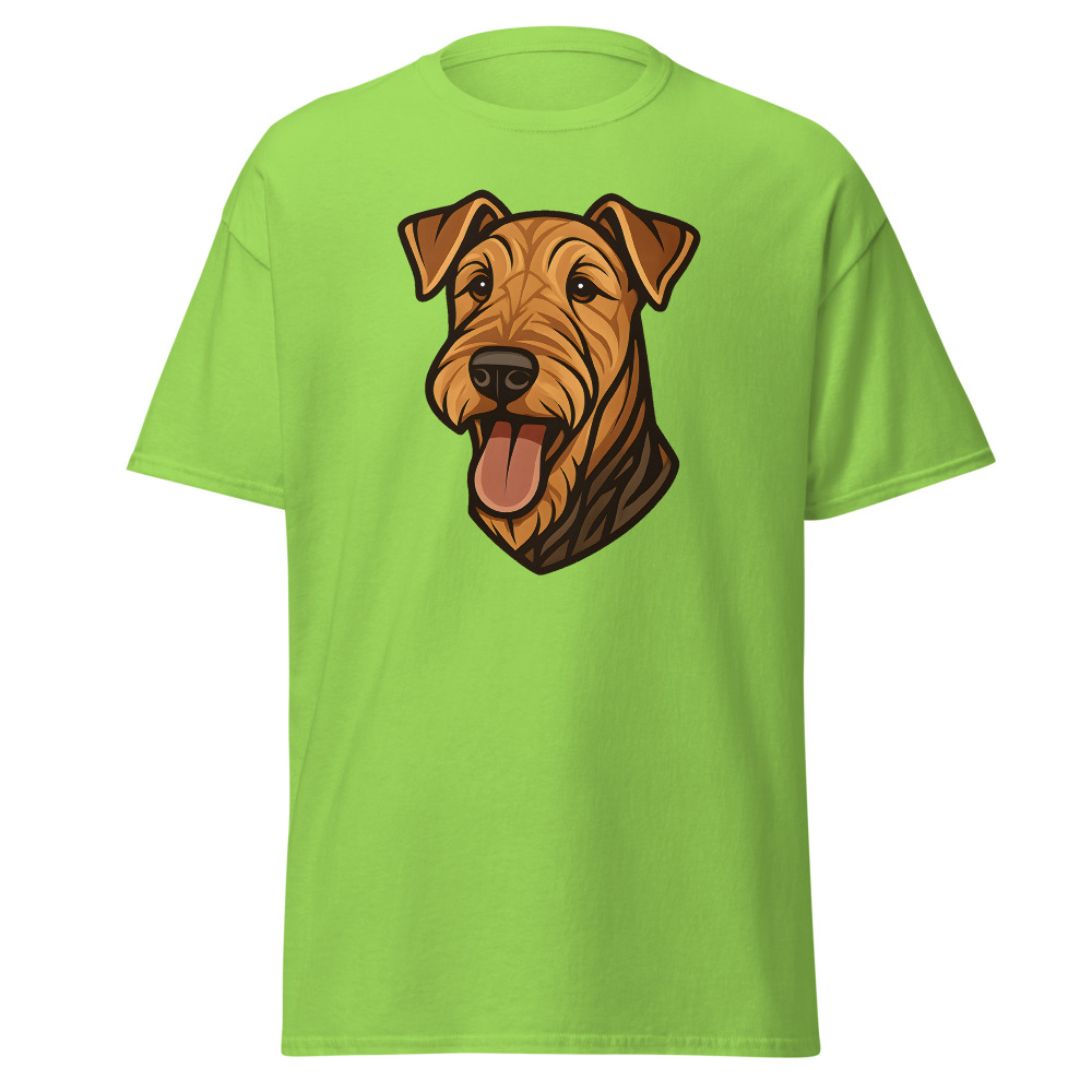 Airedale Terrier in Art Deco style with breed colors - Image 6