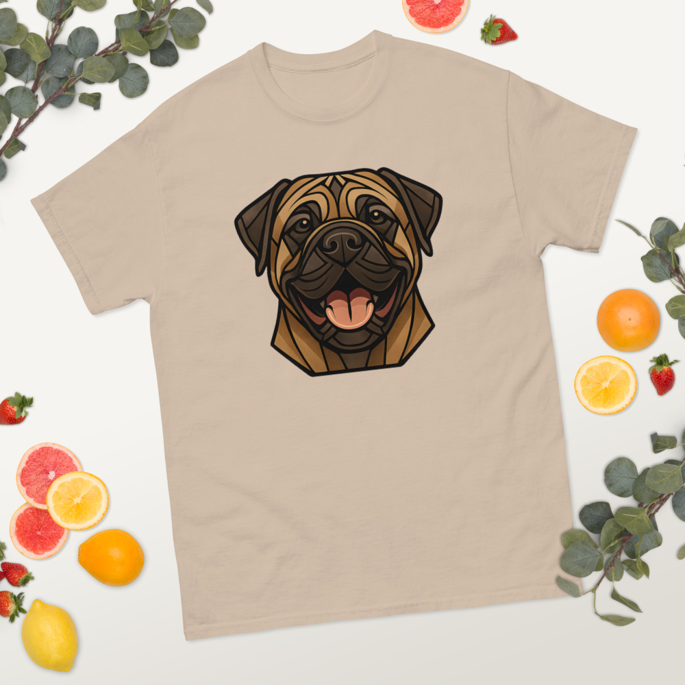 Mastiff in Art Deco style with common breed colors - Image 7