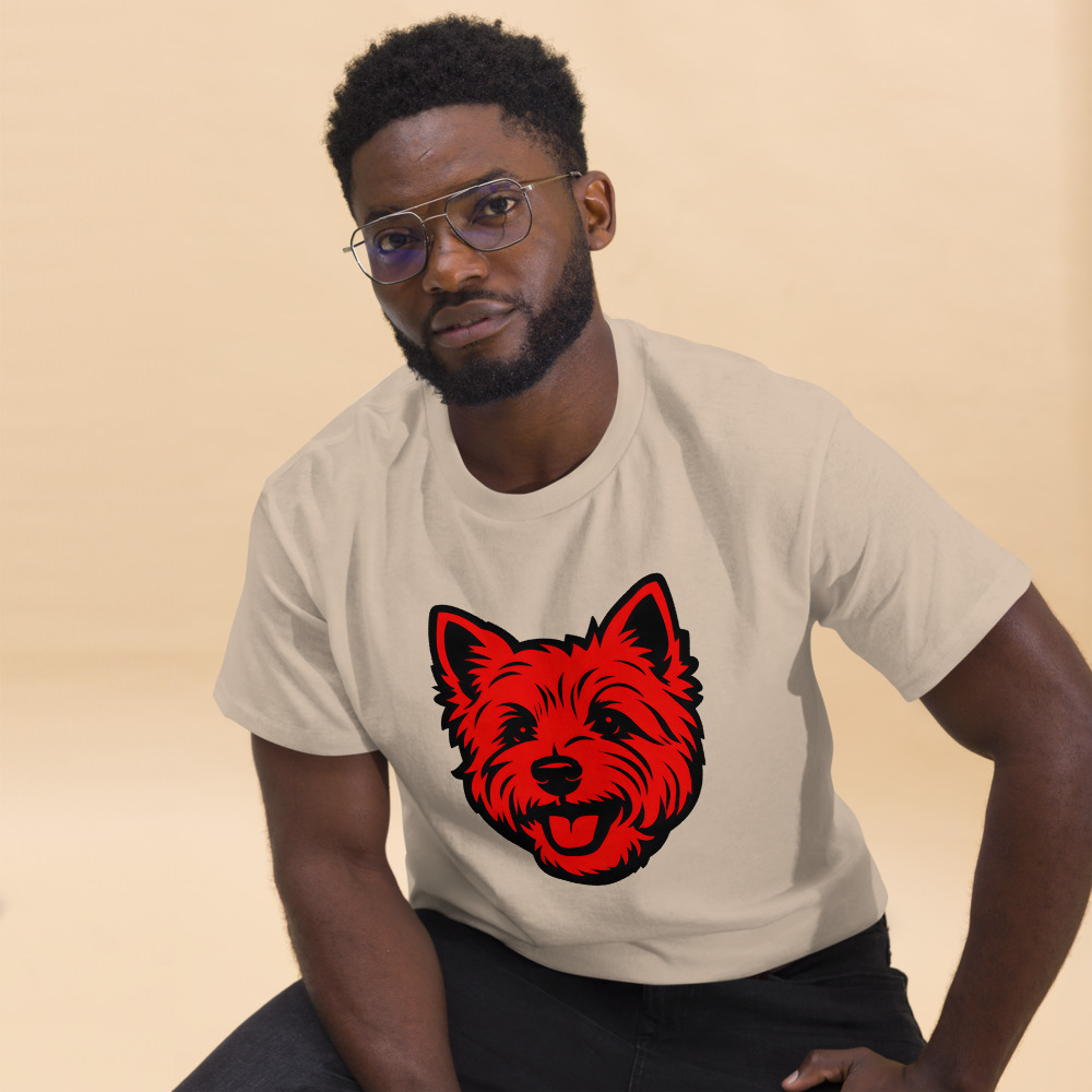 West Highland White Terrier in Pop Art style with red and black colors - Image 3